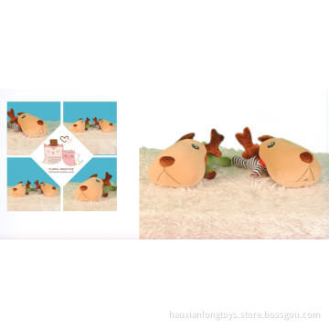 Dog plush toy sleeping pillow